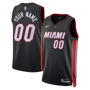 Comodo Sofisticado Miami Heat Nike Unisex Swingman Custom Jersey Black Icon Edition