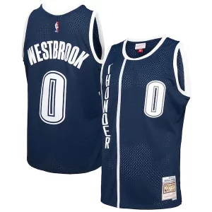 Increíble Duradero Russell Westbrook Oklahoma City Thunder 2015/16 Swingman Jersey Blue