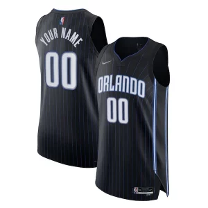 Atractivo Genial Orlando Magic Nike 2021/22 Diamond Authentic Custom Jersey Icon Edition Black