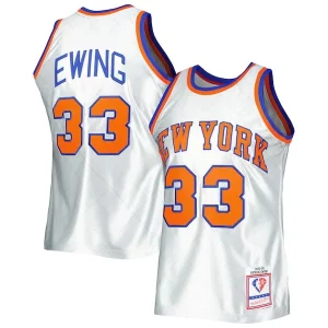 Resistente Exquisito Patrick Ewing New York Knicks 1985/86 Hardwood Classics 75th Anniversary Swingman Jersey Platinum