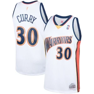 Elegante Increíble Fantástico Stephen Curry Golden State Warriors Hardwood Classics Swingman Jersey White