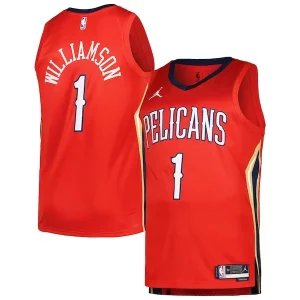 Atractivo Único Sofisticado Zion Williamson New Orleans Pelicans Jordan Brand Swingman Player Jersey Statement Edition Red