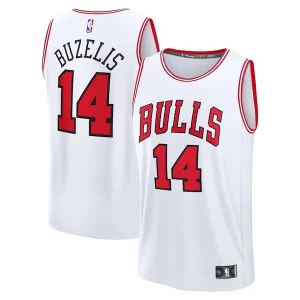 Bonito Matas Buzelis Chicago Bulls Fast Break Replica Player Jersey Association Edition White