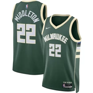 Genial Magnífico Exquisito Khris Middleton Milwaukee Bucks Nike Unisex Swingman Jersey Icon Edition Hunter Green