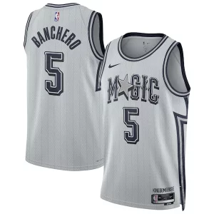 Perfecto Resistente Bonito Paolo Banchero Orlando Magic Nike Unisex 2024/25 Swingman Player Jersey City Edition Silver