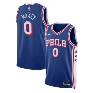 Ideal Versátil Tyrese Maxey Philadelphia 76ers Nike Unisex Swingman Jersey Association Edition Royal
