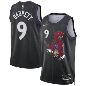 Perfecto RJ Barrett Toronto Raptors Nike Unisex 2024/25 Swingman Player Jersey City Edition Black