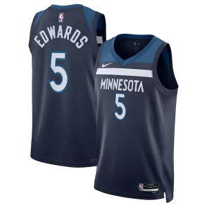 Comodo Anthony Edwards Minnesota Timberwolves Nike Unisex Swingman Replica Jersey Icon Edition Navy