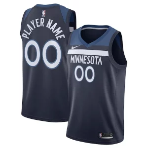 Exquisito Minnesota Timberwolves Nike Swingman Custom Jersey Navy Icon Edition