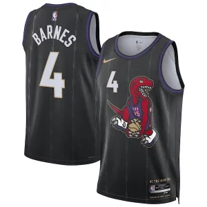 Único Scottie Barnes Toronto Raptors Nike Unisex 2024/25 Swingman Player Jersey City Edition Black
