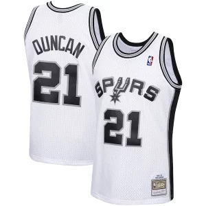 Genial Resistente Tim Duncan San Antonio Spurs 1998/99 Hardwood Classics Swingman Jersey White