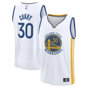 Atractivo Estupendo Moderno Stephen Curry Golden State Warriors Youth Fast Break Replica Player Jersey Association Edition White