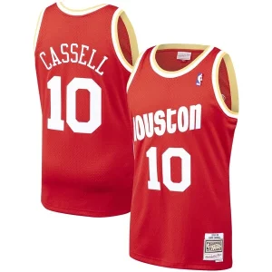Magnífico Sam Cassell Houston Rockets 1993/94 Hardwood Classics Swingman Jersey Red