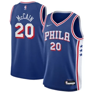 Estupendo Perfecto Jared McCain Philadelphia 76ers Nike Youth Swingman Jersey Icon Edition Royal