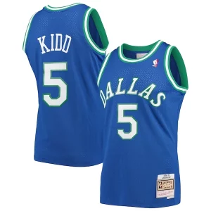 Versátil Hermoso Jason Kidd Dallas Mavericks 1994/95 Hardwood Classics Swingman Jersey Blue