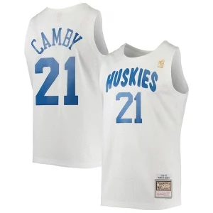 Fácil de llevar Original Marcus Camby Toronto Raptors 1996/97 Hardwood Classics Swingman Jersey White