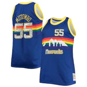Sofisticado Comodo Encantador Dikembe Mutombo Denver Nuggets Big & Tall 1991/92 NBA 75th Anniversary Diamond Swingman Jersey Blue