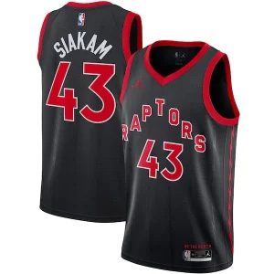Perfecto Pascal Siakam Toronto Raptors Jordan Brand 2020/21 Swingman Jersey Statement Edition Black