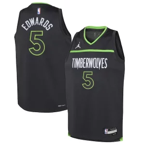 Perfecto Moderno Anthony Edwards Minnesota Timberwolves Jordan Brand Youth Swingman Jersey Statement Edition Black