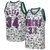 Estupendo Ray Allen Milwaukee Bucks 2000/01 Swingman Jersey White