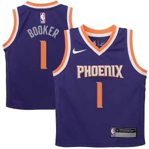 Original Perfecto Devin Booker Phoenix Suns Nike Preschool Replica Jersey Purple Icon Edition
