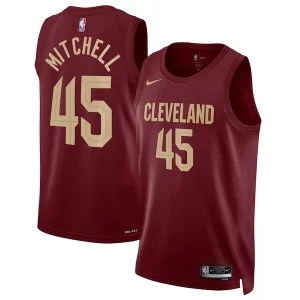 Versátil Clásico Donovan Mitchell Cleveland Cavaliers Nike Unisex Swingman Jersey Icon Edition Wine/White