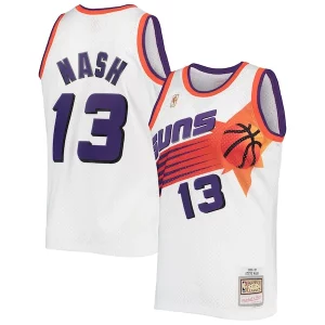 Maravilloso Delicioso Steve Nash Phoenix Suns 2001/02 Hardwood Classics Swingman Jersey White/Purple