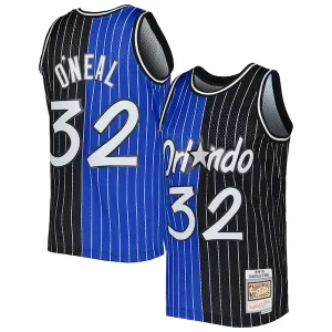 Original Robusto Shaquille O'Neal Orlando Magic Hardwood Classics 1994/95 Split Swingman Jersey Blue/Black