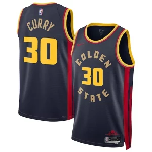 Ideal Stephen Curry Golden State Warriors Nike Unisex 2024/25 Swingman Player Jersey City Edition Navy