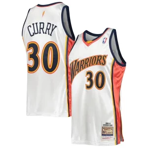 Elegante Fantástico Exquisito Stephen Curry Golden State Warriors 2009/10 Hardwood Classics Authentic Jersey White