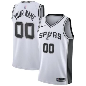 Original Elegante San Antonio Spurs Nike Custom Swingman Jersey White Association Edition