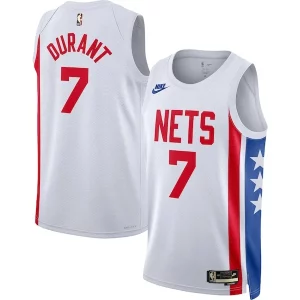 Moderno Increíble Kevin Durant Brooklyn Nets Nike Swingman Jersey Classic Edition White