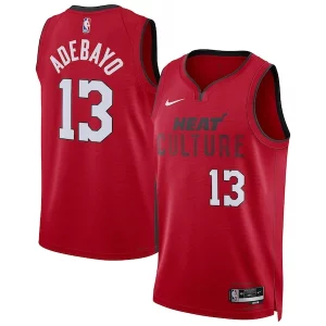 Fácil de llevar Bam Adebayo Miami Heat Nike Unisex 2024/25 Swingman Player Jersey City Edition Red