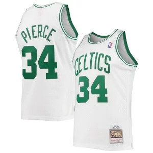Fantástico Original Paul Pierce Boston Celtics Hardwood Classics Swingman Jersey White/Kelly Green