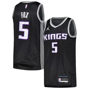 Estupendo De'Aaron Fox Sacramento Kings Jordan Brand Swingman Player Jersey Statement Edition Black
