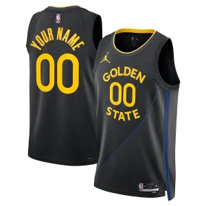 Fácil de llevar Comodo Golden State Warriors Jordan Brand Unisex 2024/25 Custom Swingman Jersey Statement Edition Black