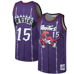 Resistente Vince Carter Toronto Raptors 1998/99 Hardwood Classics Swingman Jersey Purple/White