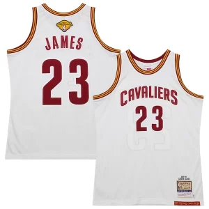 Chulo LeBron James Cleveland Cavaliers 2015/16 Hardwood Classics Authentic Jersey White