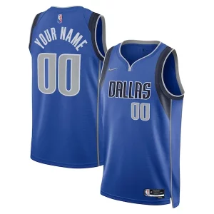 Encantador Exquisito Dallas Mavericks Nike 2021/22 Diamond Swingman Custom Jersey Icon Edition Blue
