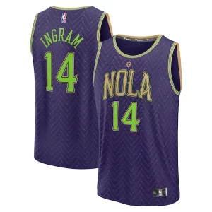 Maravilloso Moderno Hermoso Brandon Ingram New Orleans Pelicans 2024/25 Fast Break Player Jersey City Edition Purple