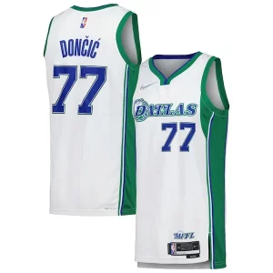 Exquisito Duradero Fácil de llevar Luka Dončić Dallas Mavericks Nike Swingman Player Jersey City Edition White