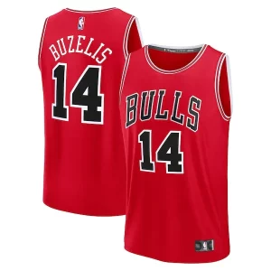 Chulo Estupendo Matas Buzelis Chicago Bulls Fast Break Replica Player Jersey Icon Edition Red