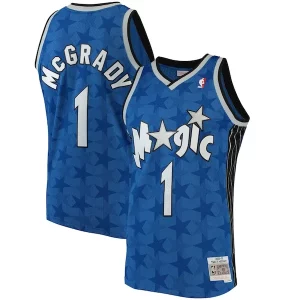Resistente Tracy McGrady Orlando Magic Hardwood Classics Swingman Jersey Blue