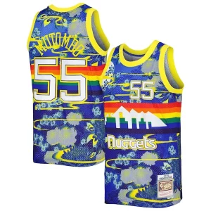 Magnífico Dikembe Mutombo Denver Nuggets Hardwood Classics Lunar New Year Swingman Jersey Blue