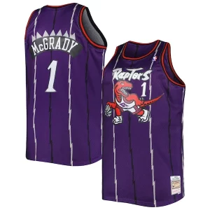 Hermoso Original Tracy McGrady Toronto Raptors Big & Tall Hardwood Classics 1998/99 Swingman Jersey Purple