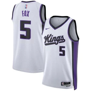 Magnífico Chulo Maravilloso De'Aaron Fox Sacramento Kings Nike Unisex Swingman Jersey Association Edition White