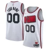 Delicioso Houston Rockets Nike Unisex 2024/25 Custom Swingman Jersey City Edition White
