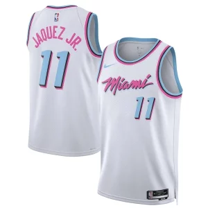 Lujoso Elegante Perfecto Jaime Jaquez Jr. Miami Heat Nike Unisex 2024/25 Swingman Player Jersey City Edition White