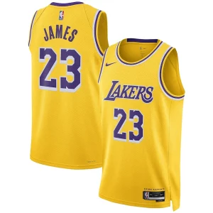 Delicioso Perfecto LeBron James Los Angeles Lakers Nike Unisex Swingman Jersey Association Edition Gold