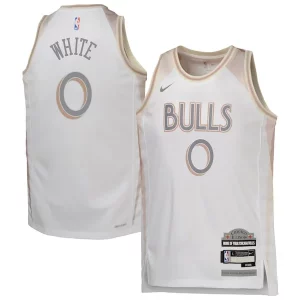 Elegante Robusto Coby White Chicago Bulls Nike Youth 2024/25 Swingman Player Jersey City Edition White